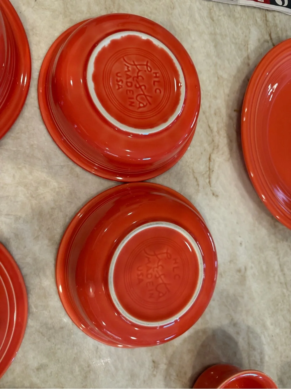 Vintage 90’s retired Persimmon bowls and plates bundle